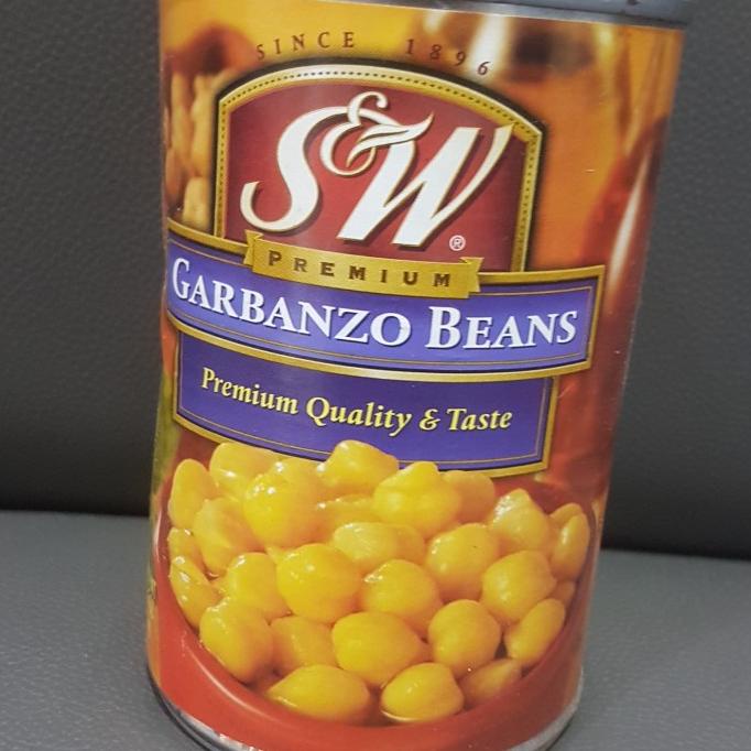 S&W Garbanzo Beans Sw Kacang 439Gr
