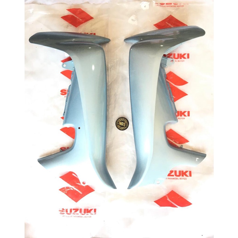 COVER SAYAP TEDENG TEBENG LEGSHIELD LEG SHIELD SET KANAN KIRI SUZUKI SMASH 110 OLD LAMA ORIGINAL ORI