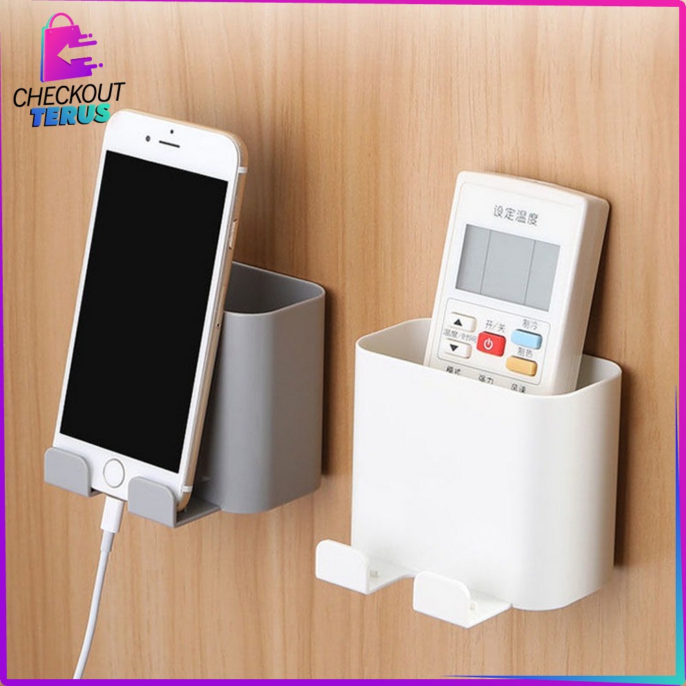 CT C106 C238 Rak Handphone Dinding Tempat Penyimpanan Gantungan Hook Tempel Remote Hp kunci Multifungsi