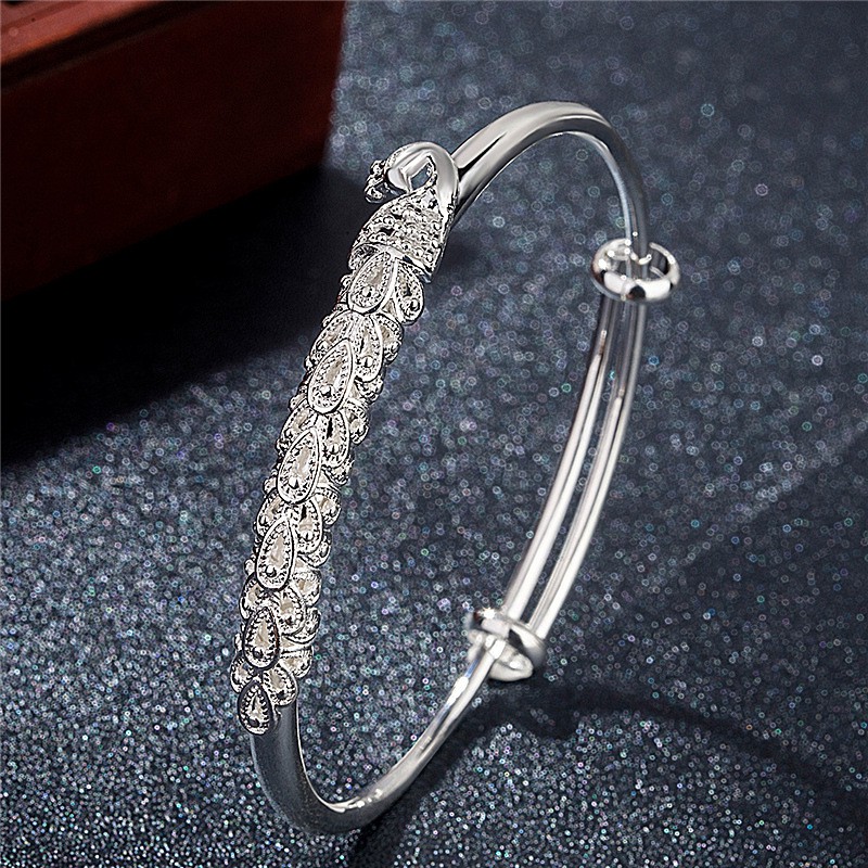 Gelang Perak Asli / Bracelet S925 / Sterling Silver /Wanita Korea Unik bracelet / Charm Gelang pria & Wanita / Gelang Couple / Gelang TitaniumA1-N