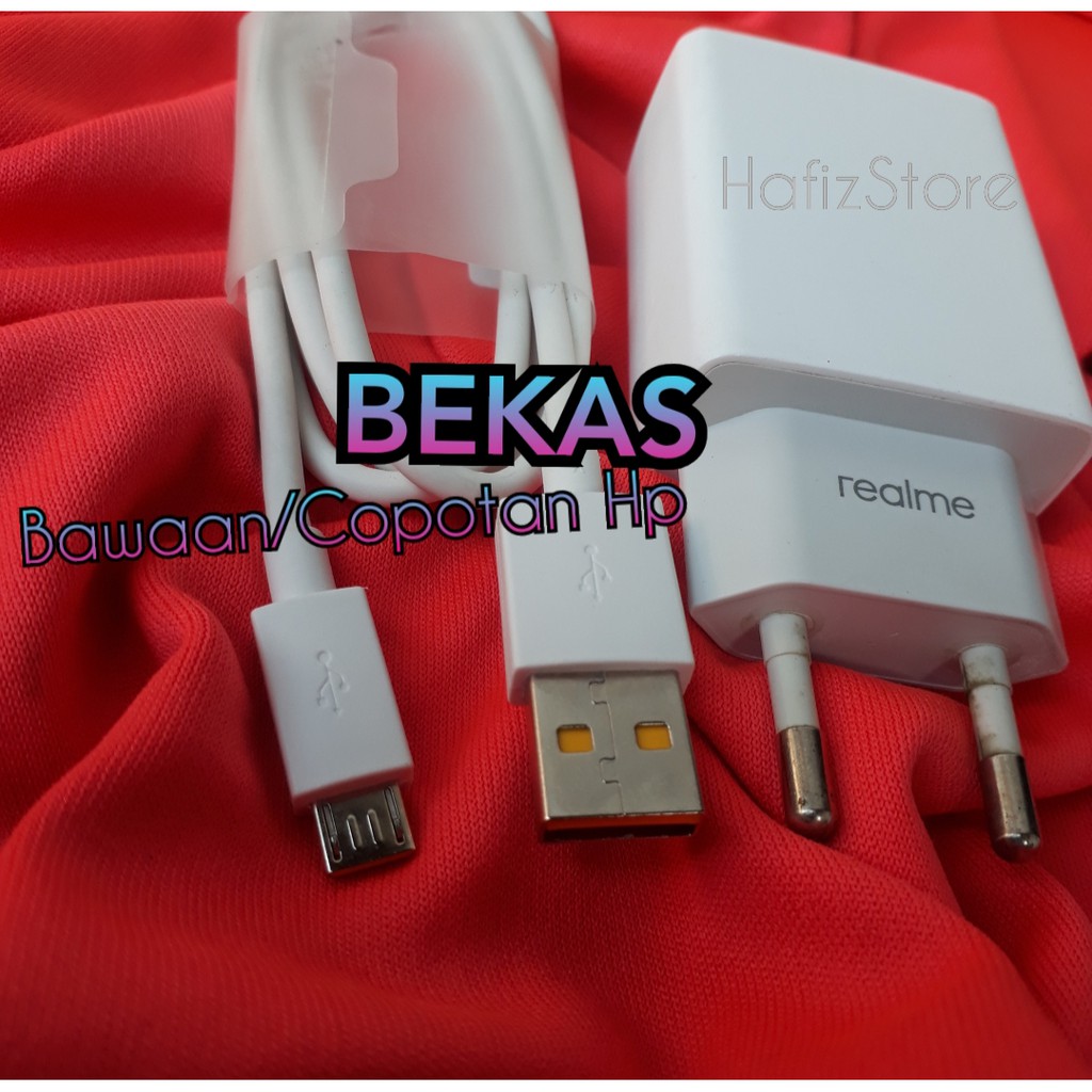 Charger realme 5i C11 C12 C20 C21Y original bawaan hp 100%