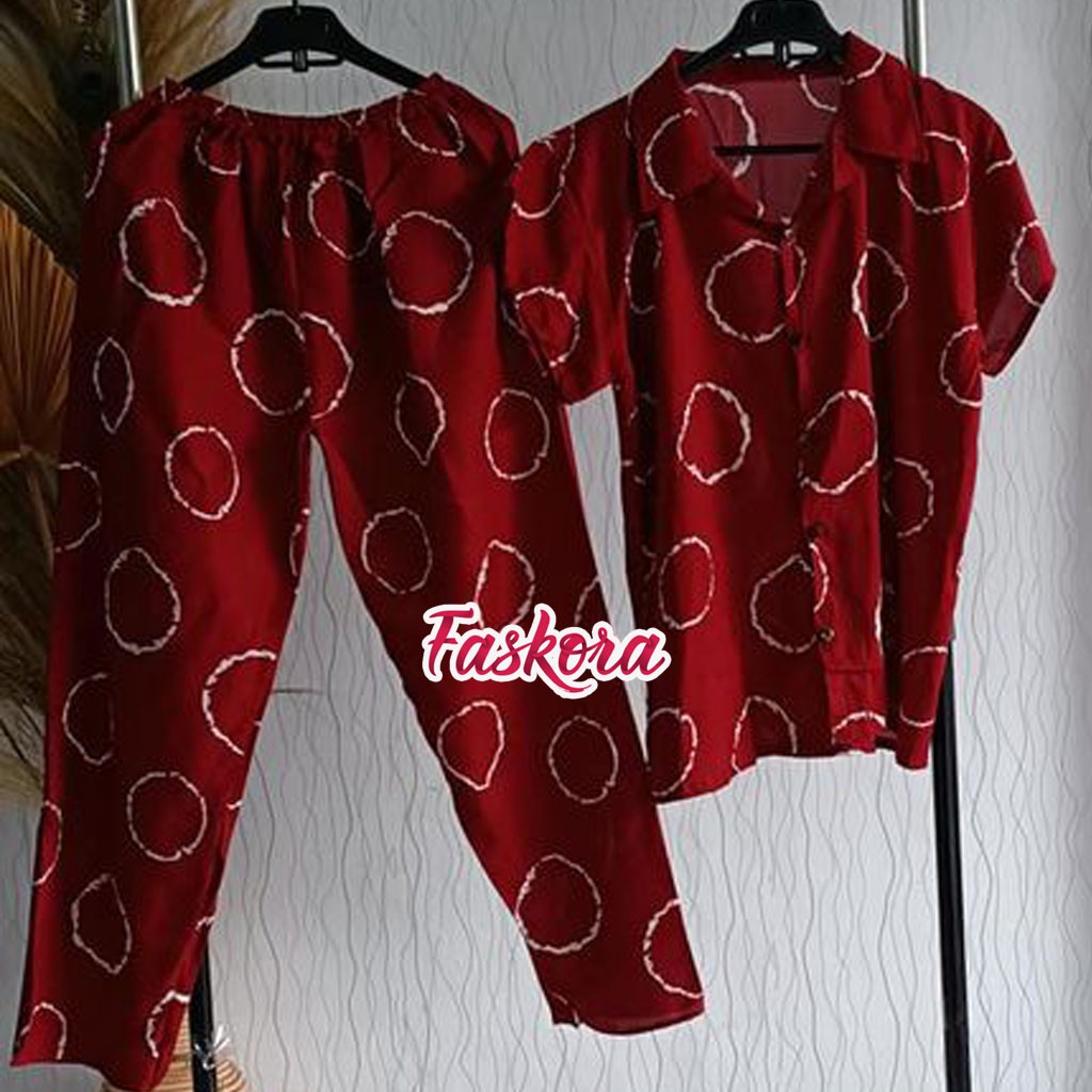 Setelan Kekinian Wanita Jumbo Sibori / Set Rayon Jumbo Pendek / Set Wanita Kekinian Jumbo Sibori