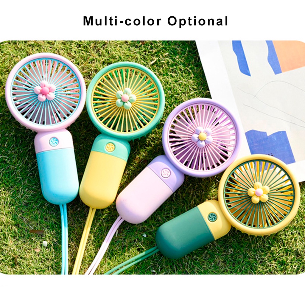 BENCO Kipas Angin Kecil Genggam Tangan Mini Fan Cute Portable USB Charge