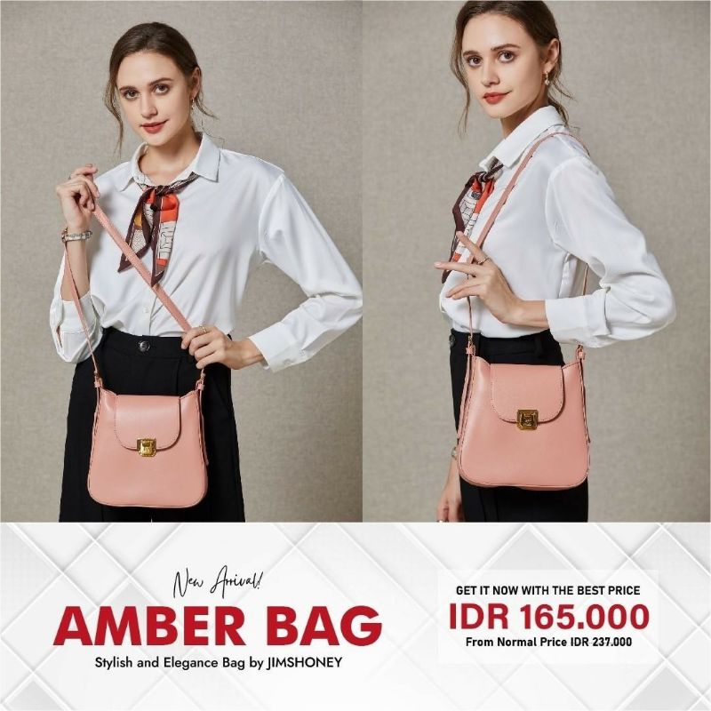 JIMS HONEY AMBER BAG TAS SELEMPANG BAHU WANITA (FREE EXCLUSIVE BOX)