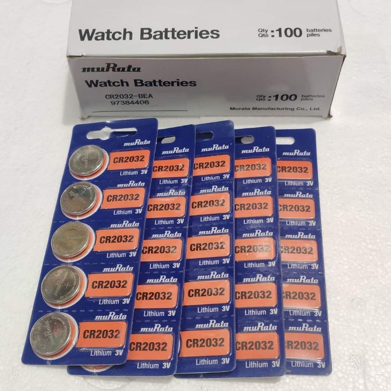 BATU BATRE MURATA CR 2032 CR-2032 BATTERY BATERAI ORIGINAL