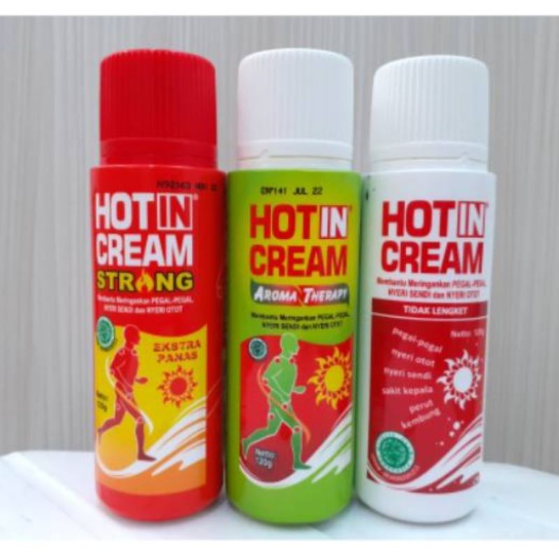 Hot in Cream botol/Tube 120gr - Original 100%