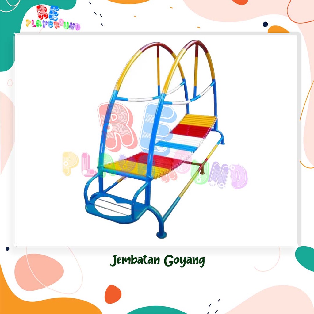 MAINAN ANAK JEMBATAN RANTAI / PLAYGROUND BESI GALVANIS