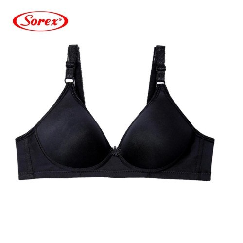 Bra BH Tanpa Kawat Super Soft Sorex 17238-34 Hitam