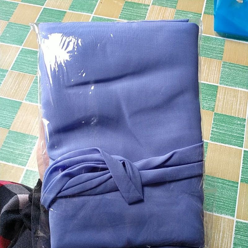 bergo maryam kerudung simpel tali nonpet jilbab wolfis-LAVENDER