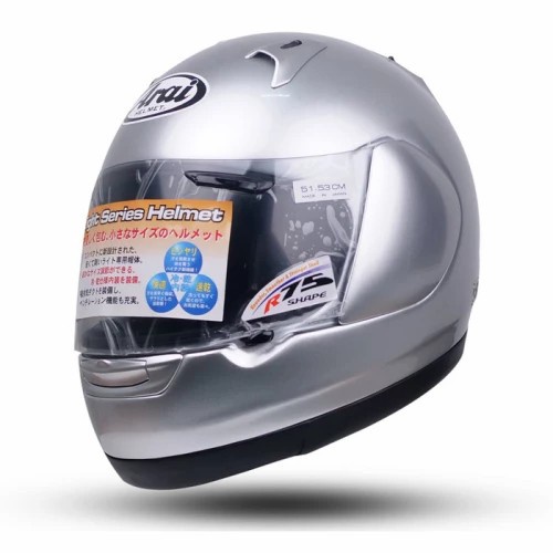 Helm Anak Arai Astro Light Aluminium Silver Made In Japan