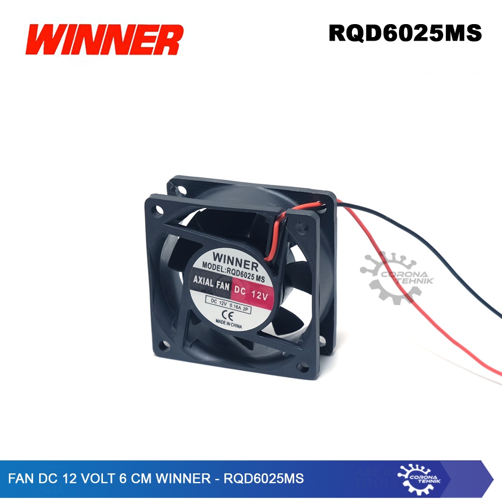 Winner - RQD6025MS - Fan DC 12 Volt 6 cm