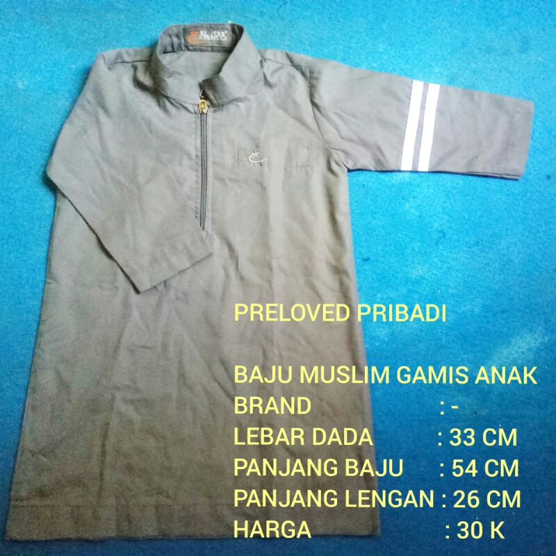 Baju Gamis Muslim Anak
