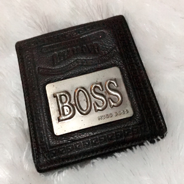 Dompet hugo boss auth full leather preloved