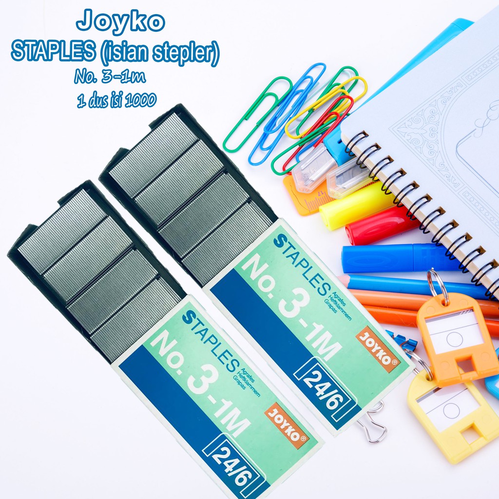 Joyko / Staples / Isian Stapler / No.3-1m / isi 1000staples