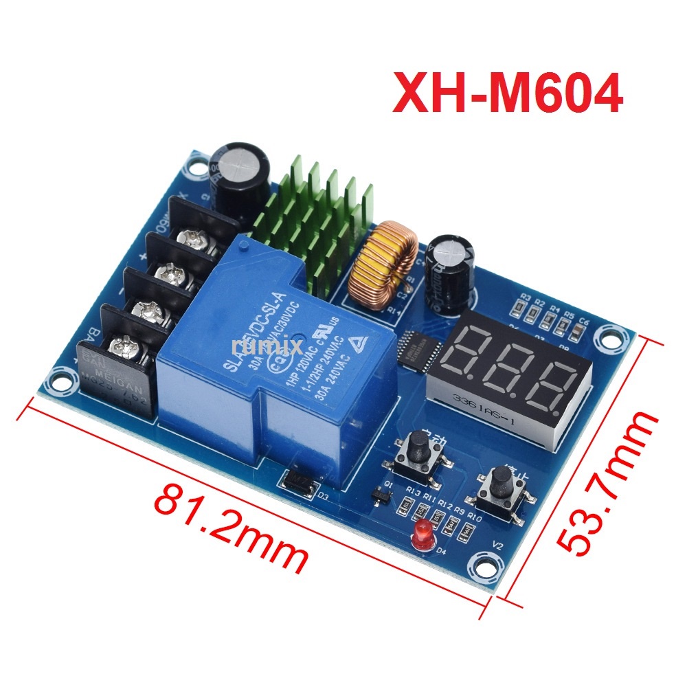 Low Voltage Disconnect Baterai Battery Charging Control Module M604 M609 XH-M604 XH-M609 Lithium Proteksi LVD Modul Over Discharge DC Protect Protection