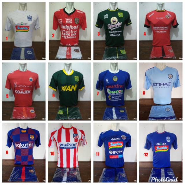 Kaos jersey setelan club sepak bola indonesia BALI UNITED