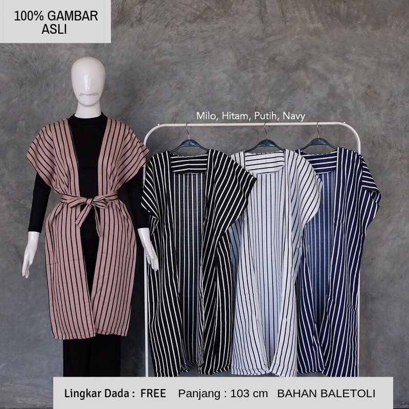 (COD) Daily Things Tunik Salur Aiko Fit XXL LD FREE