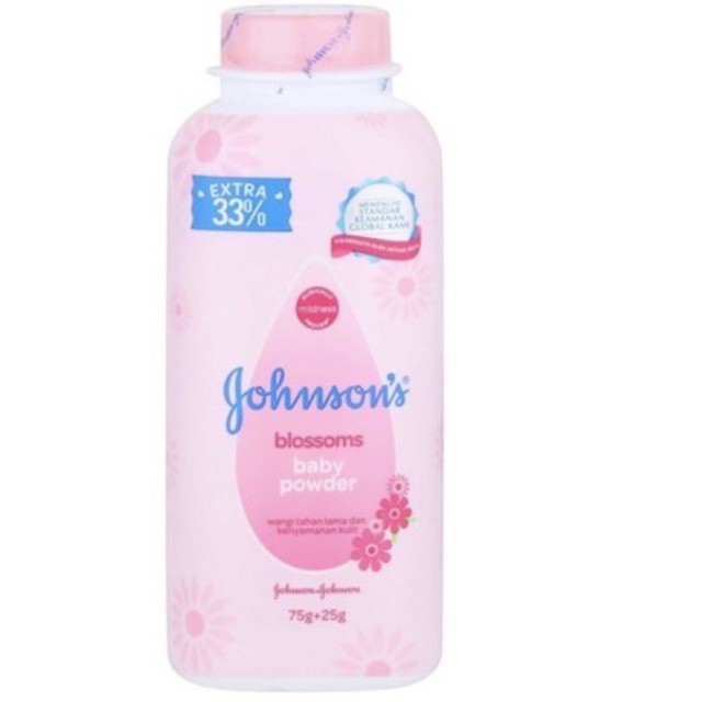 Johnson’s Baby Powder Blossom 75gr + 25gr - Johnsons Bedak bayi 100gr