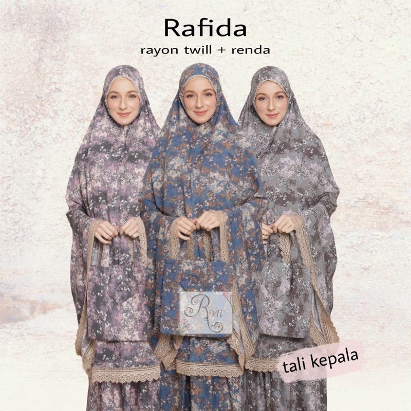 Mukena Dewasa Premium Rhayanh Collection Rafida Rayon twill