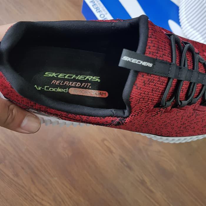 Skechers/Skecher/Skechers Pria/Skechers Memory Foam Best Seller Shoes