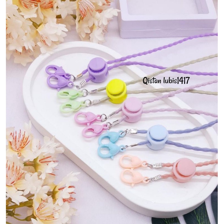 Strap elastis bandul Clay bunga daisy n bandul Clay bunga Krisan