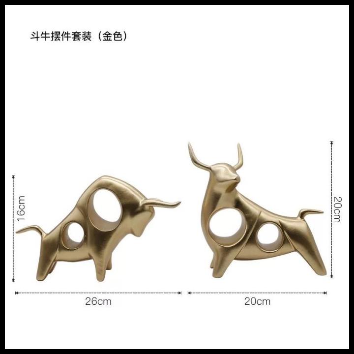 

Bull Sculpture / Pajangan / Hiasan / Dekorasi / Decoration