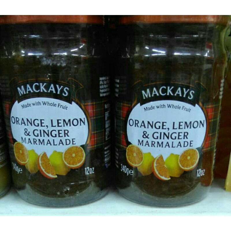 

MACKAYS ORANGE, LEMON & GINGER 340GR