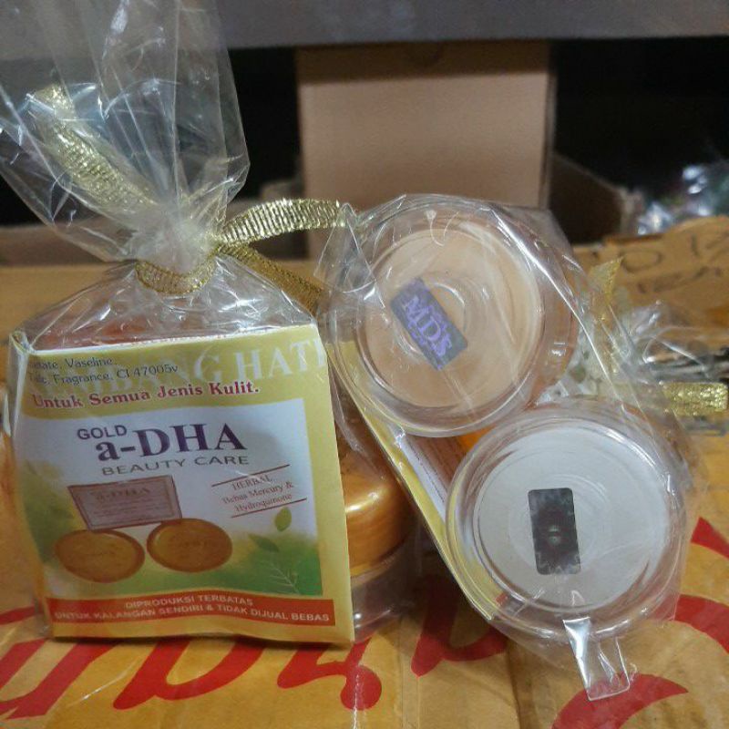 Paket Cream A-DHA Gold Holo MDS