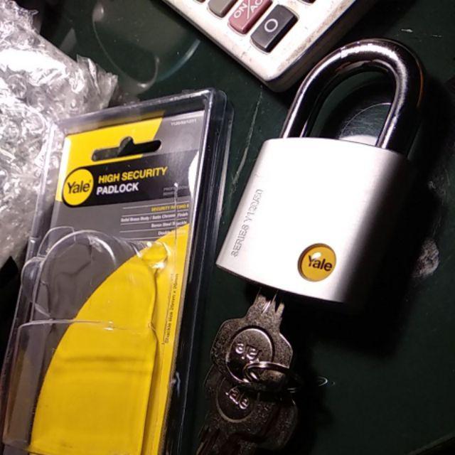 Gembok Yale Y120/50/127/1 (silver Series Outdoor Solid Brass/satin-ori)