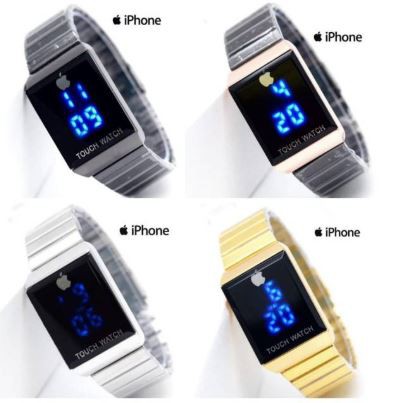 Jam iphone segi panjang DIGITAL LED Strap Rantai