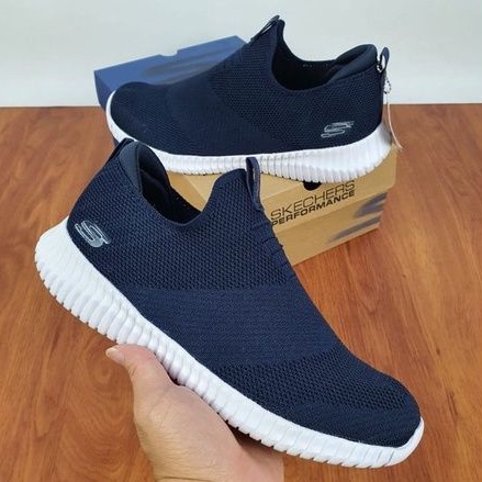 SEPATU SKECHERS ELITE FLEX MAN/SEPATU SLIP ON PRIA/SEPATU SKECHERS PRIA/SEPATU CASUAL PRIA