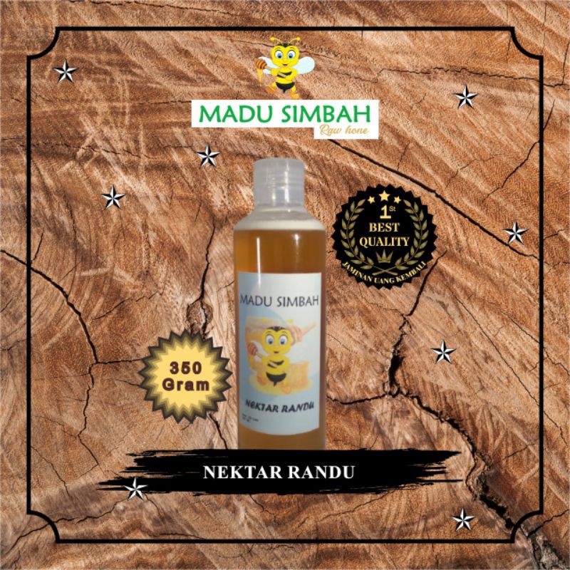 

MADU RAW HONEY 100% MURNI NEKTAR RANDU (350 gram)
