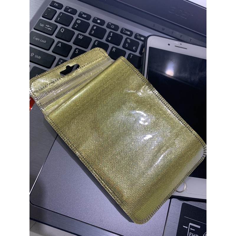 Plastik Packing Clip Gold Ukuran Size 15X9 Untuk Accesories