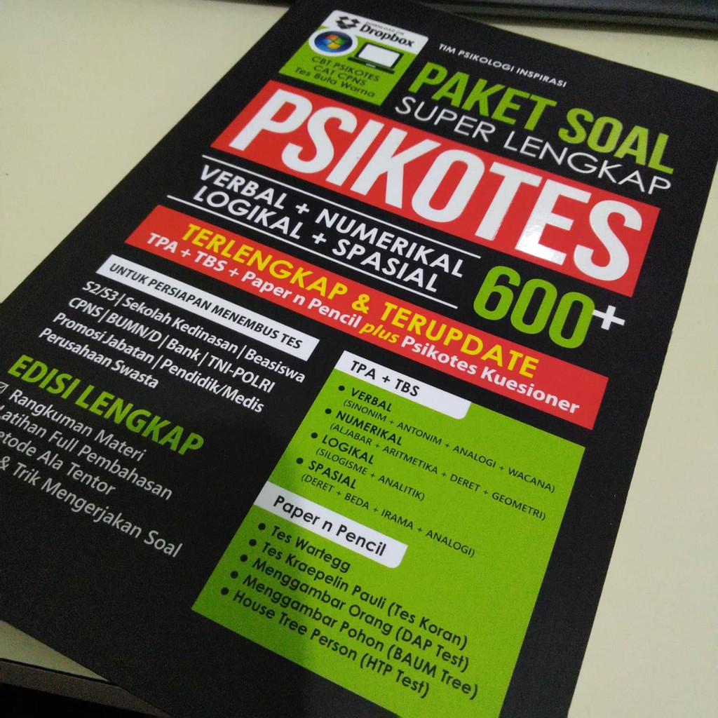 EDISI REVISI PAKET SOAL SUPER LENGKAP PSIKOTES-2