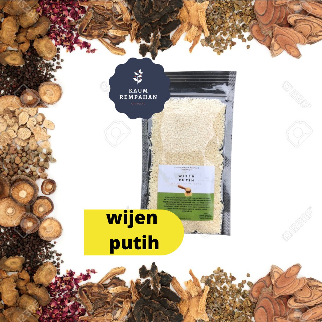 

Wijen Putih - White Sesame Seed - Sumber Kalsium yg Tinggi