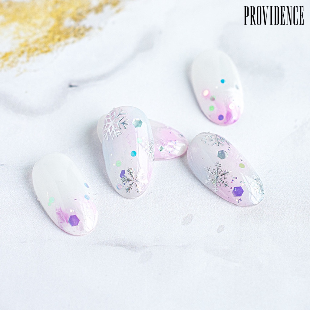 Providence Nail Sticker Christmas Patterns Non-Fading Ultra Thin Christmas Snowflakes Nail Foil Stickers for Female