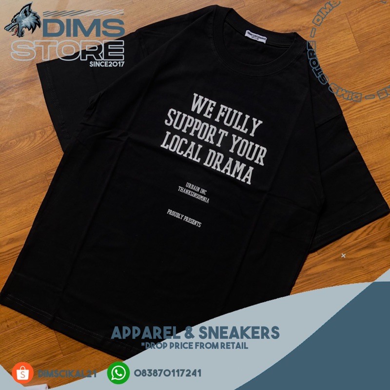 T-Shirt THANKSINSOMNIA X URBAIN.CO Traci Black UNISEX
