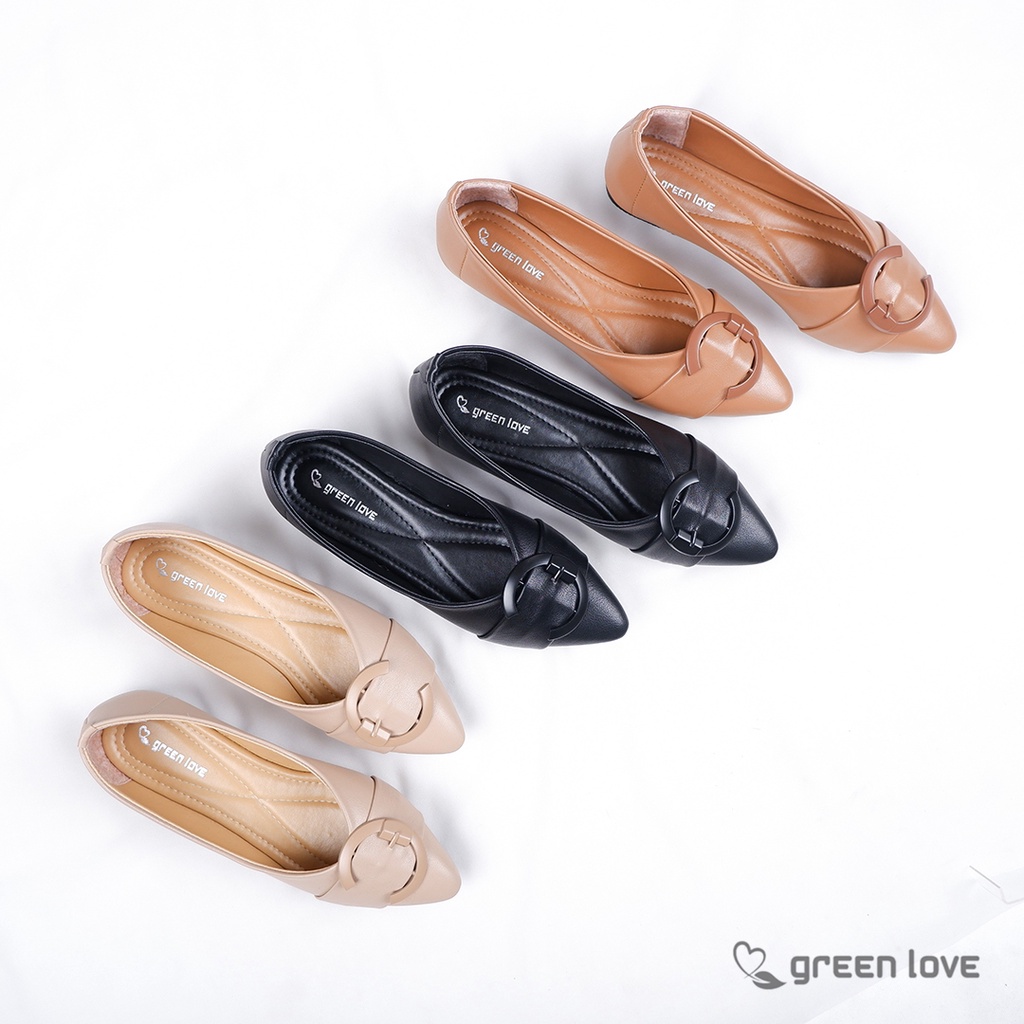 Green Love Sepatu Flat EMILY