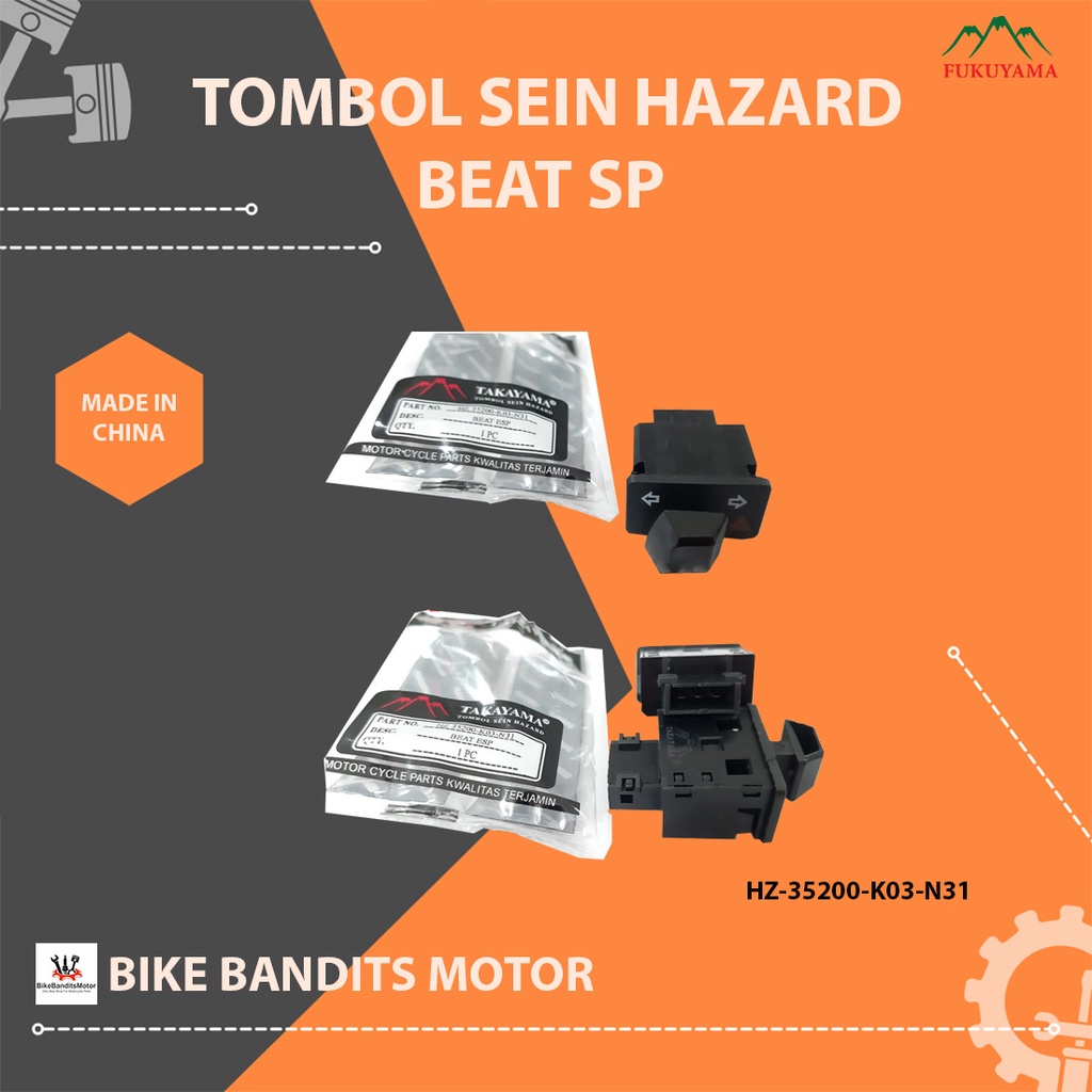Tombol Sein Hazard Beat Esp / Vario 150 Esp Takayama