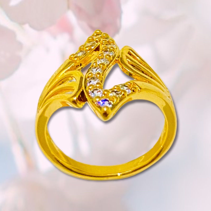 Cincin tangan wanita//cincinpermata //perhiasan lapis emas//cincin fasion wanita//cincin