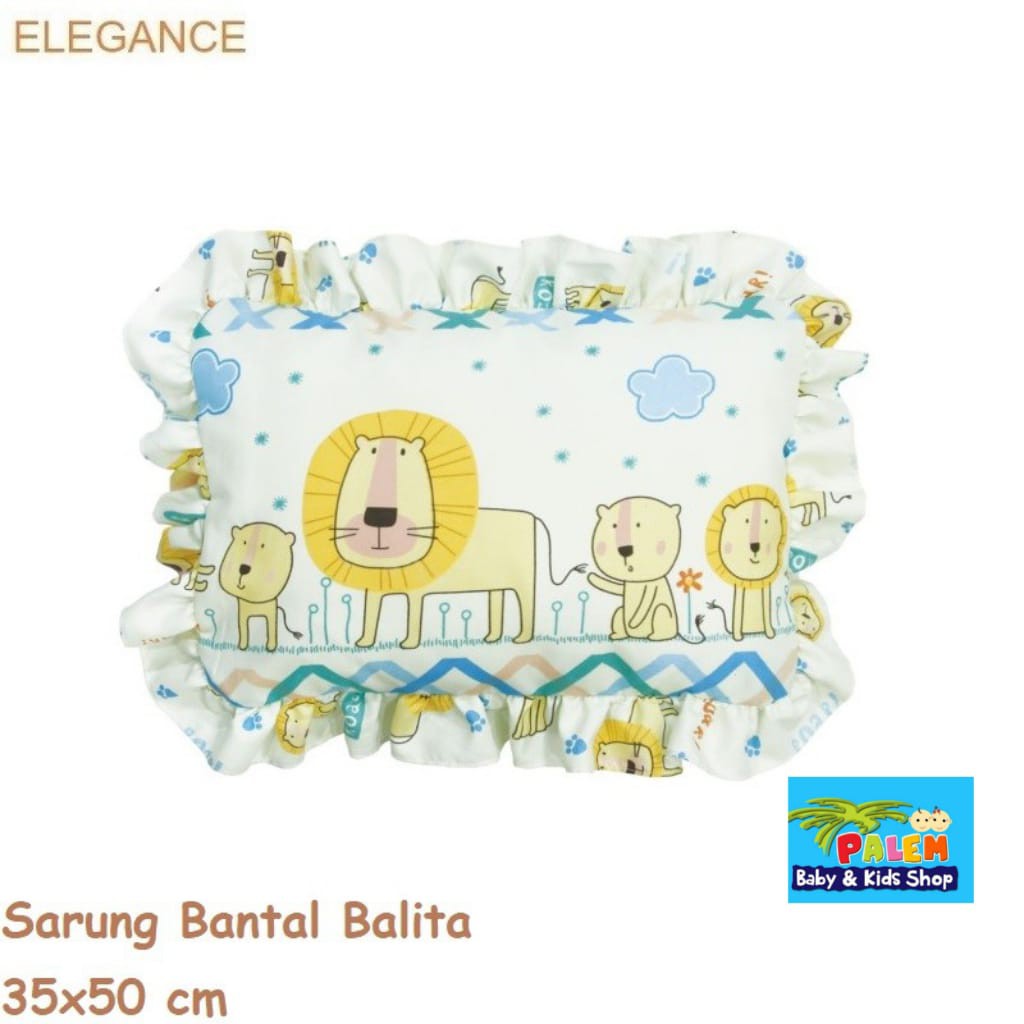 elegance sarung bantal balita motif 35x50cm