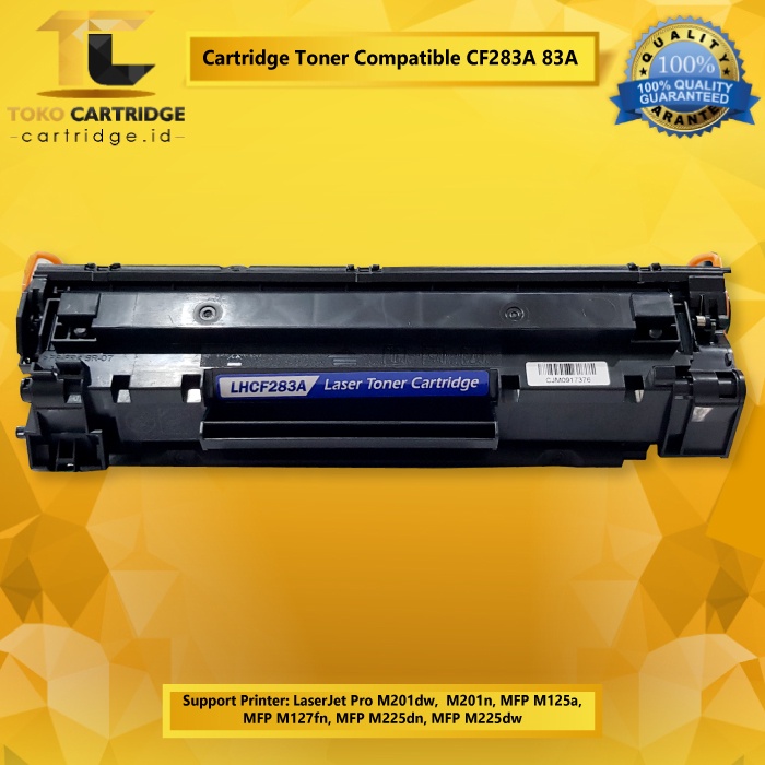 Cartridge Toner 83A CF283A Compatible Printer Laserjet M201n M201dw MFP M125a M225dn M225 Monochrome