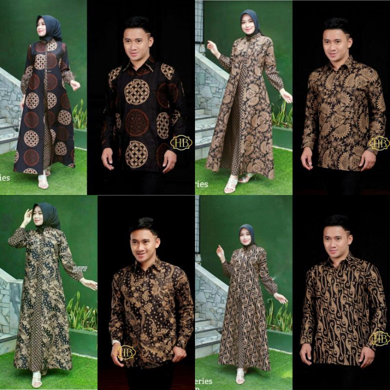 Maura Couple - Sania Ruffle Batik Couple ori Ndoro jowi DNT Garansi Termurah Shopee - BATIK COUPLE