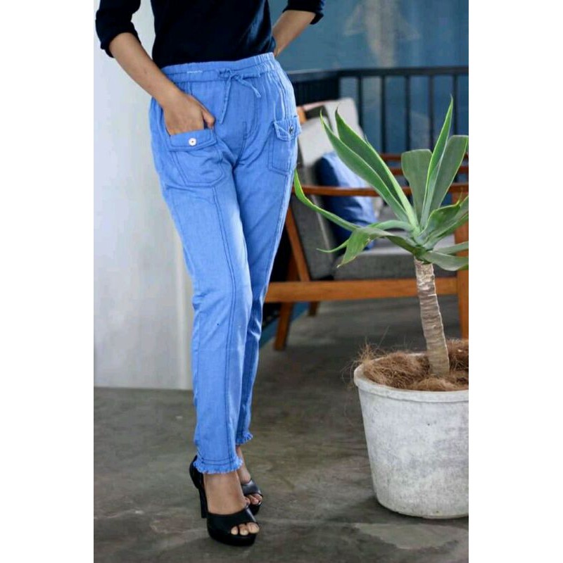 SERBA 35 | Celana Wanita Softjeans greige Promo murah | bawahan cewek kekinian-bggy pans ktg kncing