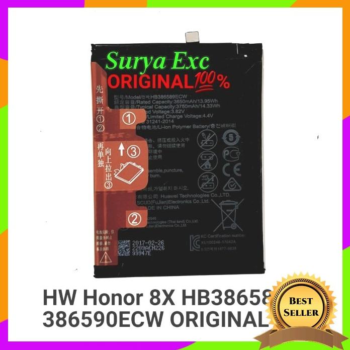 SPAREPART HP BATERAI FOR HP HUAWEI HONOR 8X HB386590ECW HB386589ECW HONOR8X ORI BAYAR COD