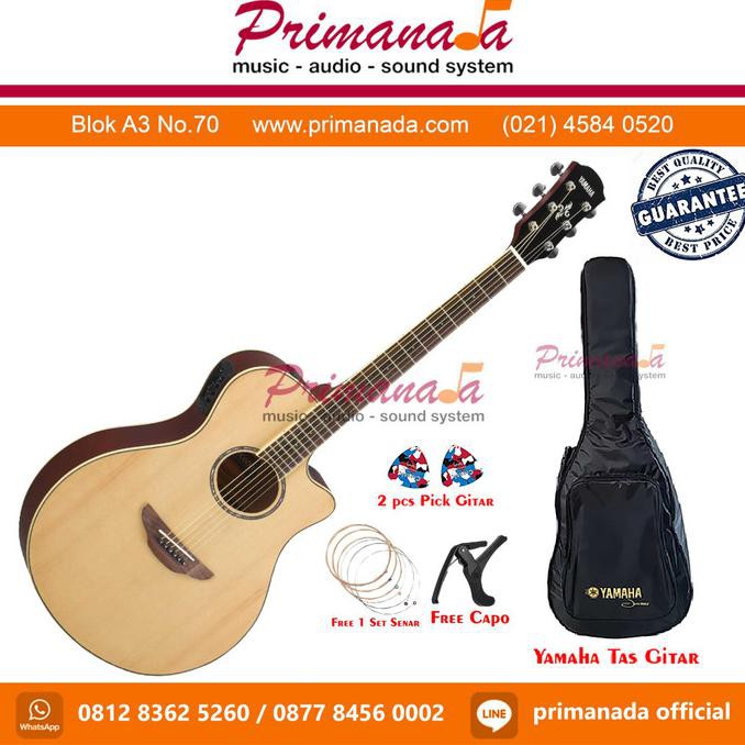 Gitar Akustik Yamaha Apx600 Guitar Apx 600 Accoustic Elektrik Nat