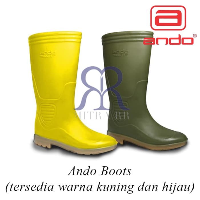  Ando  Boots  Sepatu  Boot  bots Tinggi Panjang Hijau dan 