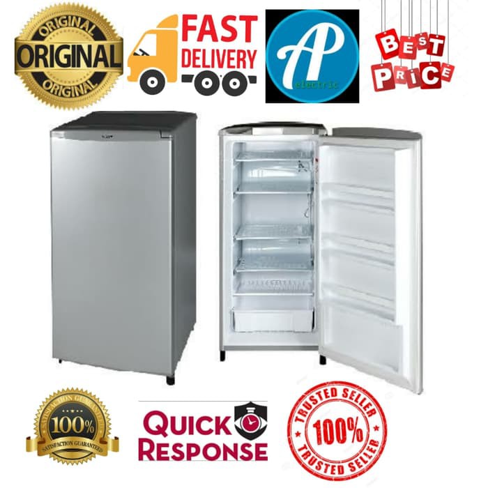New AQUA AQF-S4(S) Kulkas Freezer Asi Berdiri 4 Rak AQF-S4 SANYO AQFS4