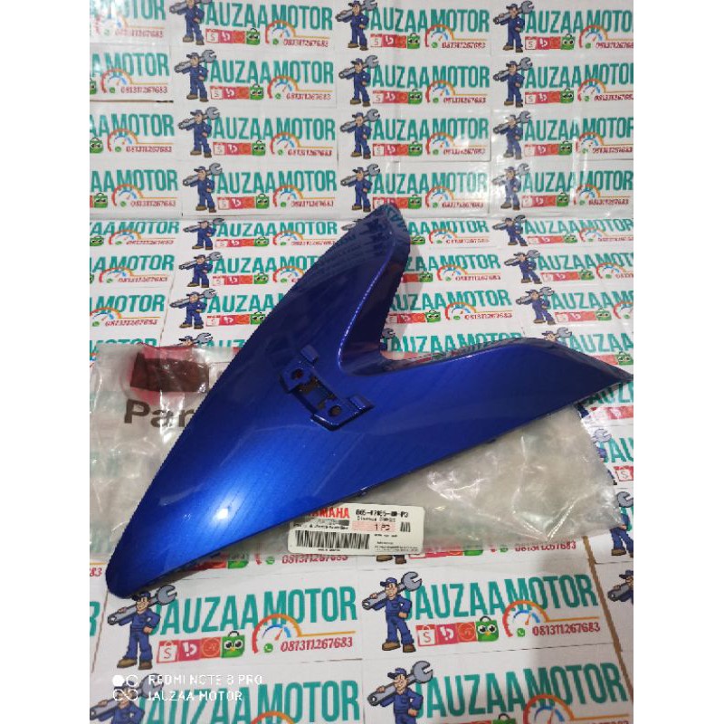 COVER FRONT TAMENG DASI DEPAN AEROX 155 VVA BIRU MOVISTAR ORI YAMAHA
