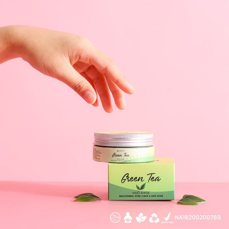 (AGEN RESMI) MUD MASK GREENTEA MBC